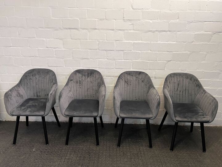 Gray Modern Cafe Dining Chair