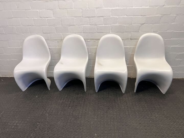 Verner Panton White Fehlbaum Dining Chair - PRICE DROP