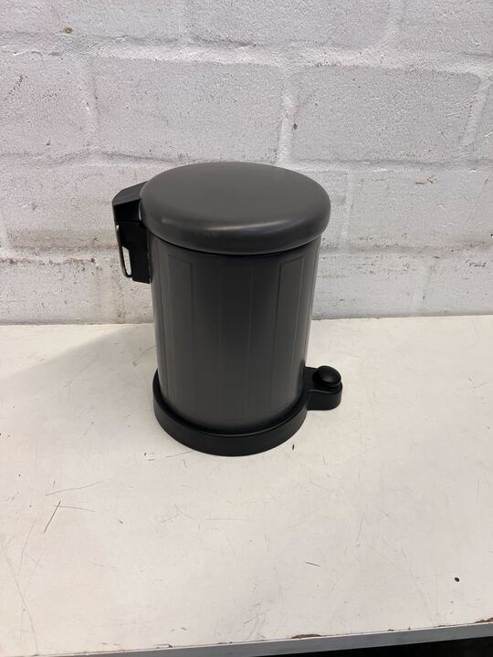 Black Plastic Pedal Bin