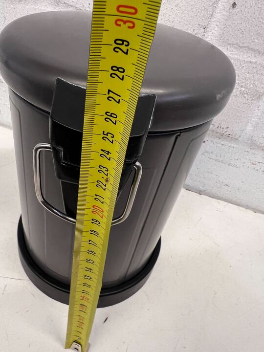 Black Plastic Pedal Bin