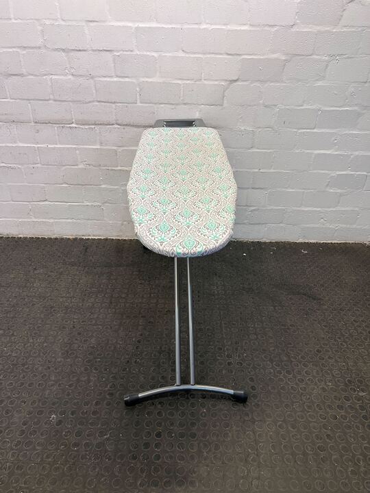 Steel Framed Ironing Board with Multicoloured Cover