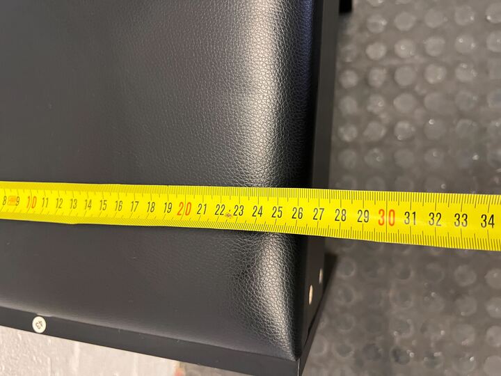 Black German Studded Dressing Chair