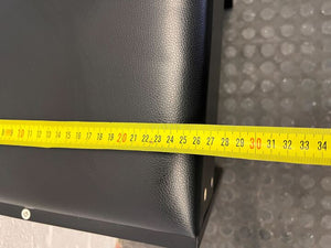 Black German Studded Dressing Chair