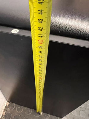 Black German Studded Dressing Chair