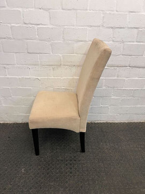 Cream Velvet Luxury Dining Room Chair