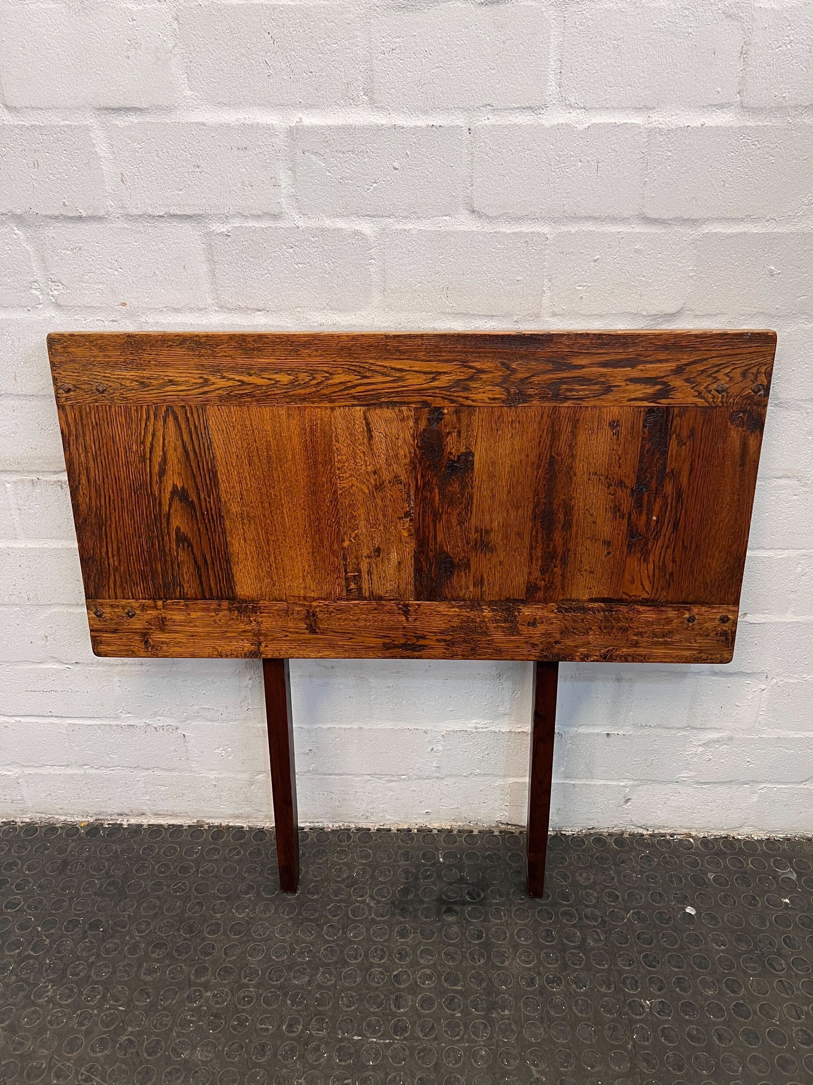 Brown Art Deco Wooden Single Headboard - 2ndhandwarehouse.com