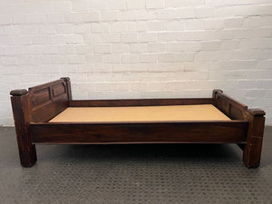 Solid Wood Vintage 3/4 Bed Frame