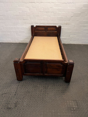 Solid Wood Vintage 3/4 Bed Frame