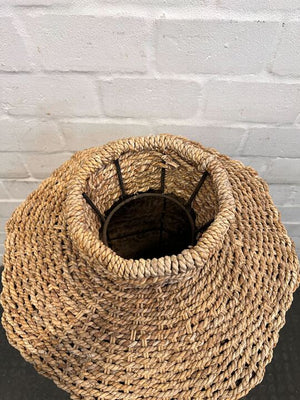 Hand Woven Wicker Floor Vase