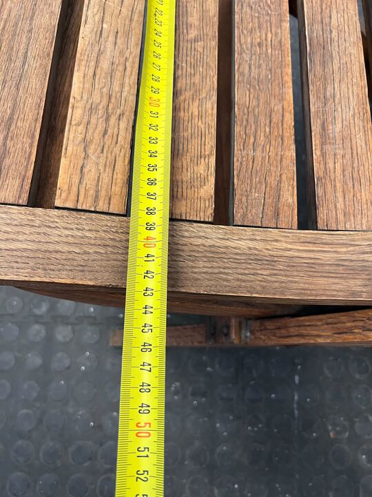 Light Brown Foldable Wooden Patio Chair