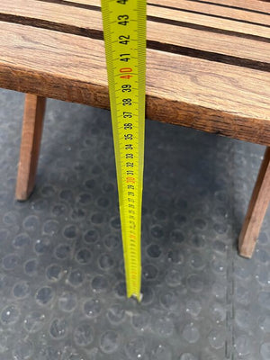 Light Brown Foldable Wooden Patio Chair