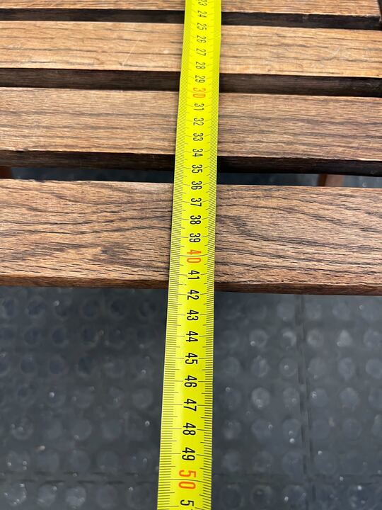 Light Brown Foldable Wooden Patio Chair