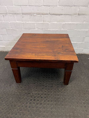 English 19th Century Styled Solid Oak Coffee Table (Width: 80cm)(Height: 46cm)