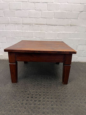 English 19th Century Styled Solid Oak Coffee Table (Width: 80cm)(Height: 46cm)