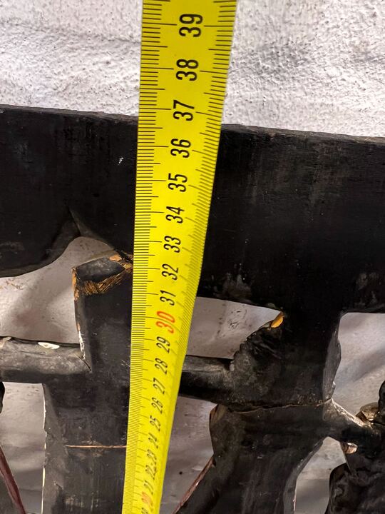 Baliniese Women Marching Wooden Wall Carved Art (Width: 194cm)(Height: 37cm)