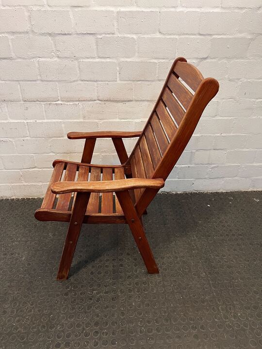 Outdoor Relaxing Wooden Patio Chair