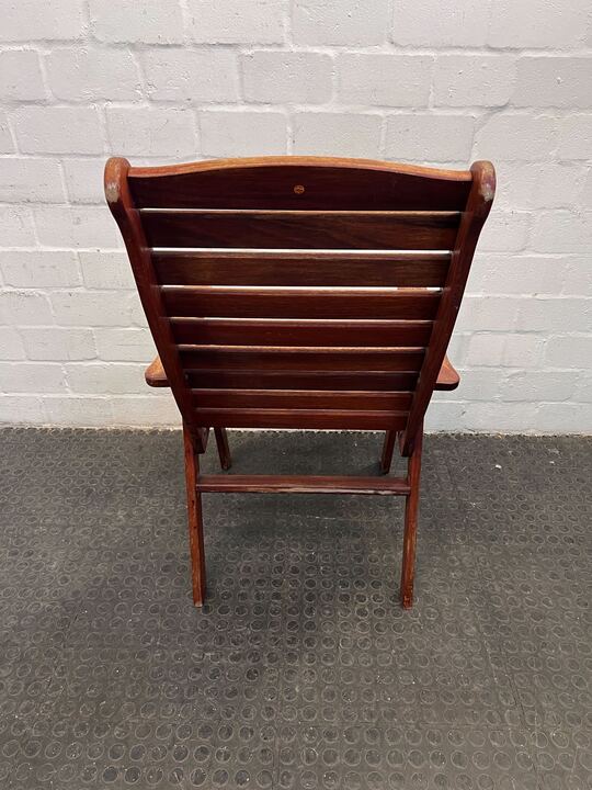 Outdoor Relaxing Wooden Patio Chair