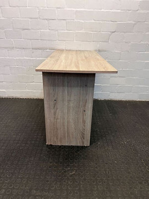 Light Brown Wooden Desk with Two Drawers (Width: 120cm)(Height: 74cm)