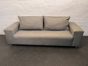 Gray Upholstered Modern Classy Three Seater Couch