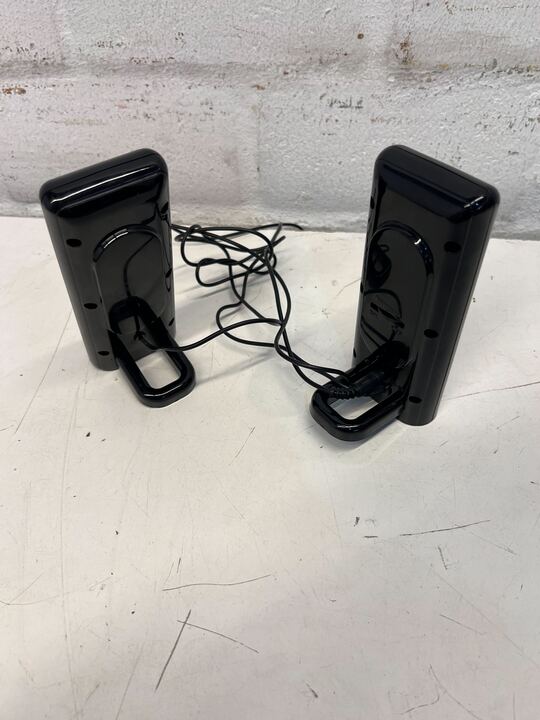 Innocent Dual Black Speakers (B-48) - 2ndhandwarehouse.com