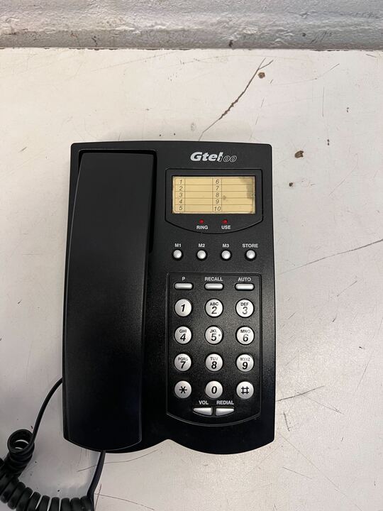 Gtel 100 Black Landline Phone (Version Gt01 2.0)