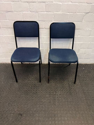 Blue Stackable Visitor's Chair