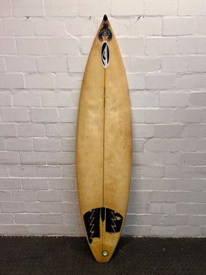 Wet Addiction Wooden Surf Board - damaged