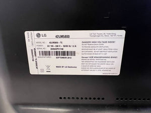 LG Black 42" LED TV with Remote (Model: 42LM5800)