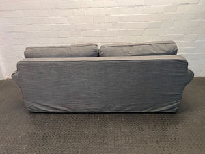 Gray Ash Upholstered Three Seater Couch