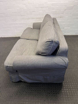 Gray Ash Upholstered Three Seater Couch