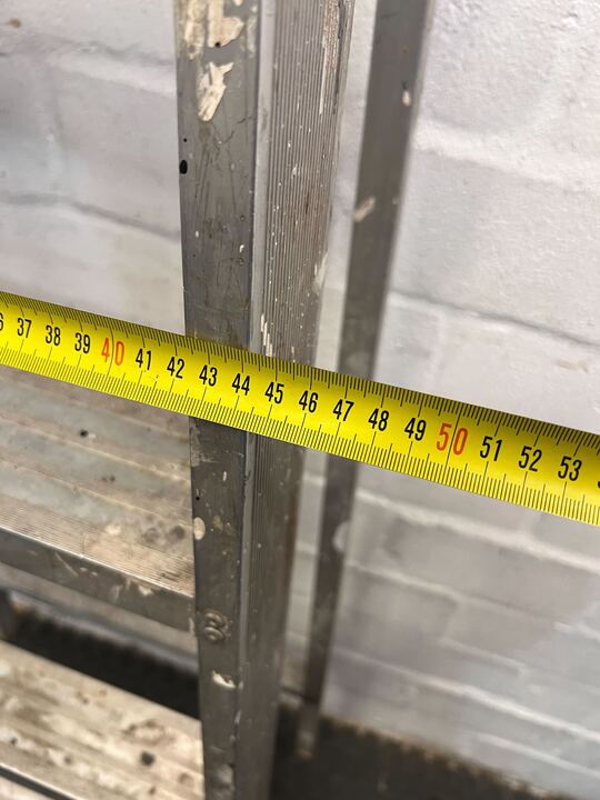 Steel Framed Sturdy 9588 Ladder (Height: 242cm)