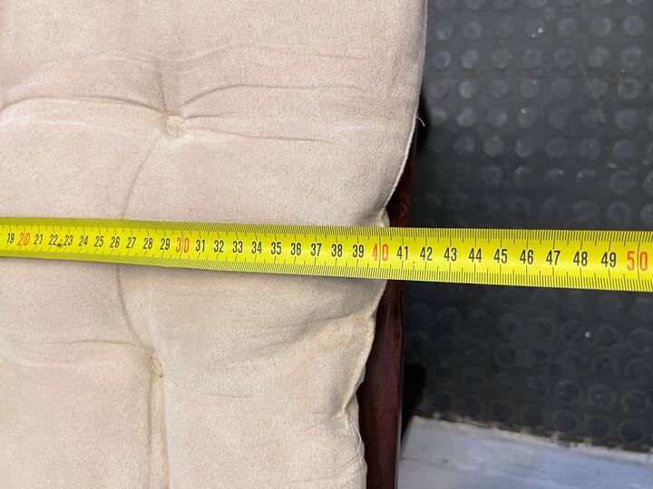 Riempie Wooden Dining Room Chair with Cream Cushion