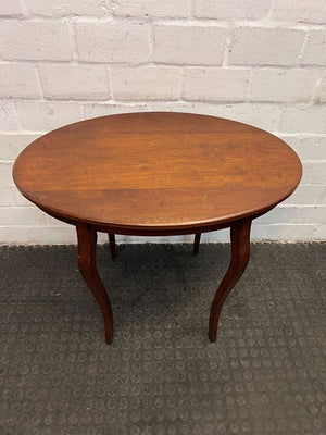 American Edwardian Styled Wooden Oval Table (Width: 83cm)(Height: 71cm)