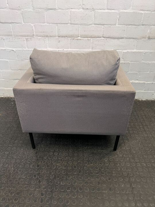 George & Mason Gray Habitat Arm Chair