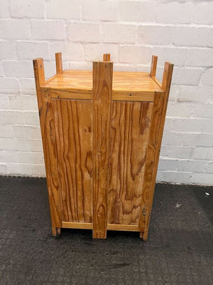 Wall Bound Wooden Fancy Bar Cabinet (Tray Included)