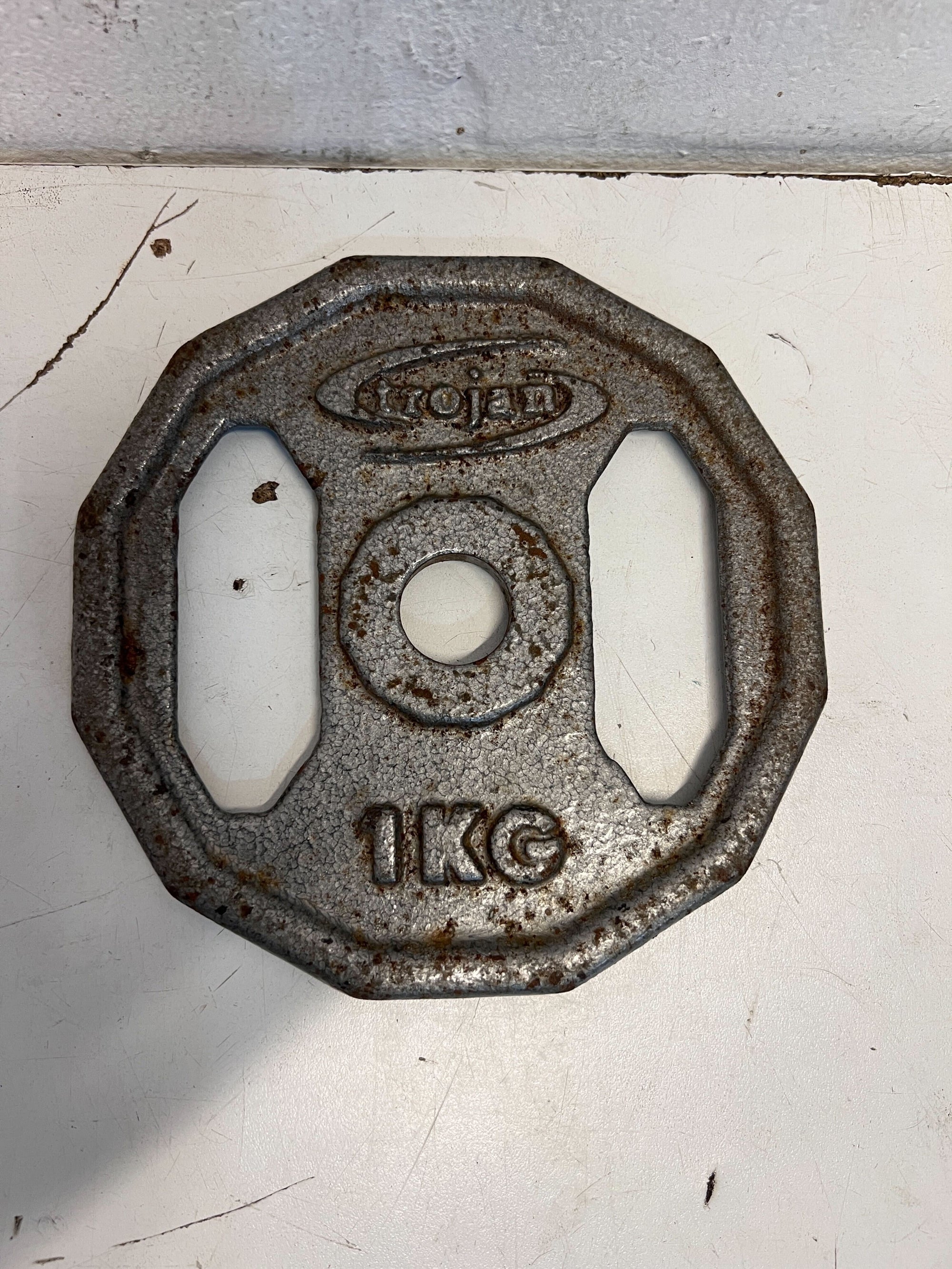 Trojan 1KG Weight Lift Disks (Rusted)