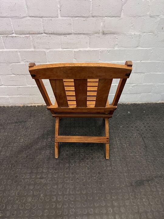 MidCentury Modern Wooden Folding Chair