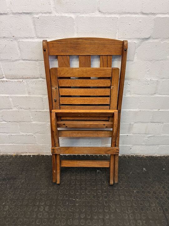 MidCentury Modern Wooden Folding Chair