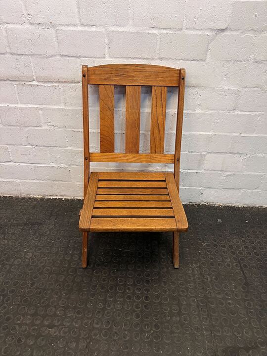 MidCentury Modern Wooden Folding Chair