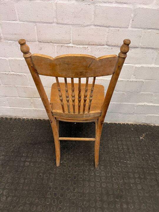 Vintage Oak Styled Dining Room Chair - 2ndhandwarehouse.com