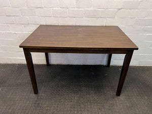 Scandinavian Styled Dark Brown Wooden Dining Table (Width: 120cm)(Height: 75cm)