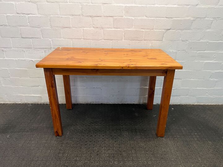 MidCentury French Styled Light Brown Dining Table (Fixed) (Width: 120cm)(Height: 78.5cm)