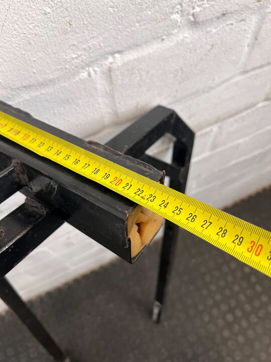 Black Metal Framed Bicycle Rack (Minor Rust)