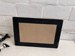 Classy Dark Wooden Framed Bar Optics Holder - 2ndhandwarehouse.com