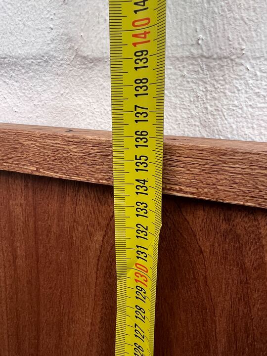 Rectangular Thin Wooden Framed Red Velvet Notice Board with Wood Covered Back (Width: 55cm)(Height: 136cm) - PRICE DROP