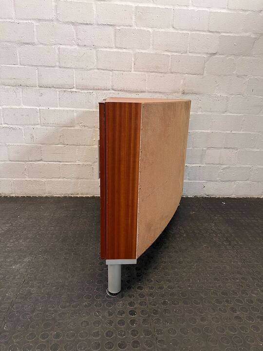 Light Wooden Four Drawer Corner Hoop Cupboard (Width: 90cm)(Height: 72cm) - REDUCED