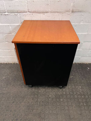 Light Brown Cupboard with Hinged Door (Width: 52cm)(Height: 67cm)