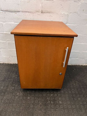 Light Brown Cupboard with Hinged Door (Width: 52cm)(Height: 67cm)