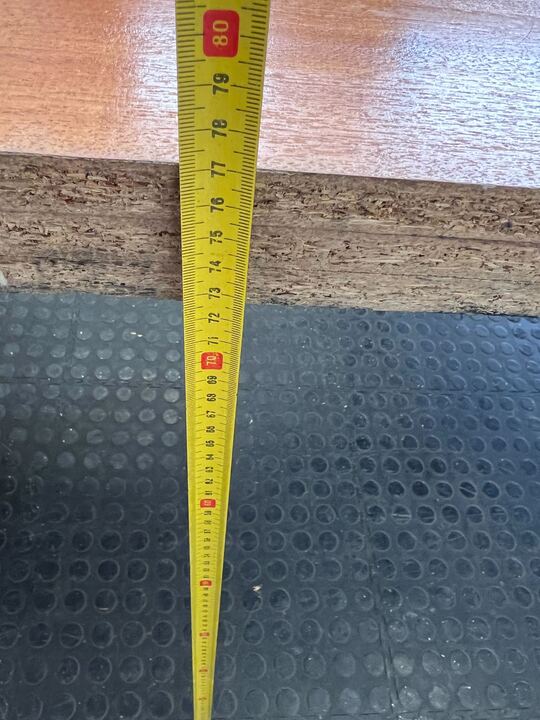 Light Brown L-Shape Wooden Desk with Three Drawer Credenza (Width: 190cm)(Height: 77cm) - PRICE DROP