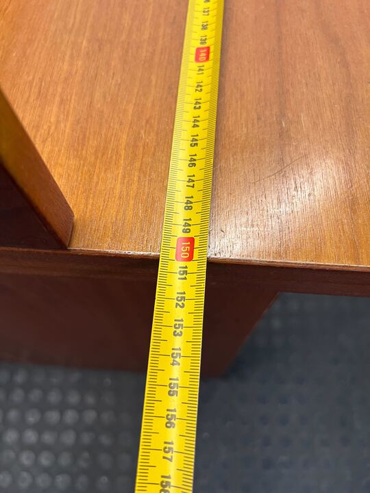 Office Desk with Red Velvet Pin Board with Plastic Pen Holder (Width: 150cm)(Height: 138cm)